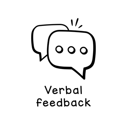 Verbal feedback