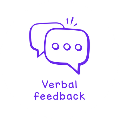 Verbal feedback
