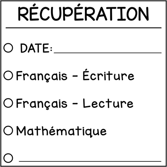 Récupération